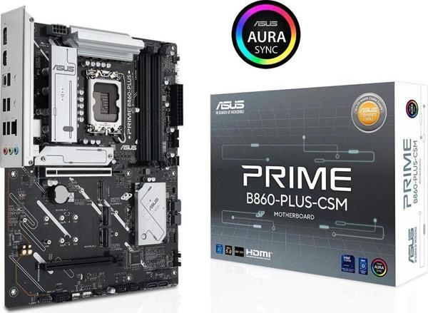 Asus Prime B860-PLUS CSM DDR5 8666Mhz (OC) M.2 1851p ATX Anakart - Image 1