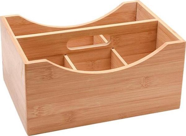 Mien Dayanıklı Bambu Kaşıklık Organizer  -7B94 - Image 1