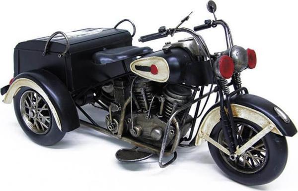 T.Concept Dekoratif Dayanıklı Metal Motorsiklet Siyah Renk C0956 - Image 1