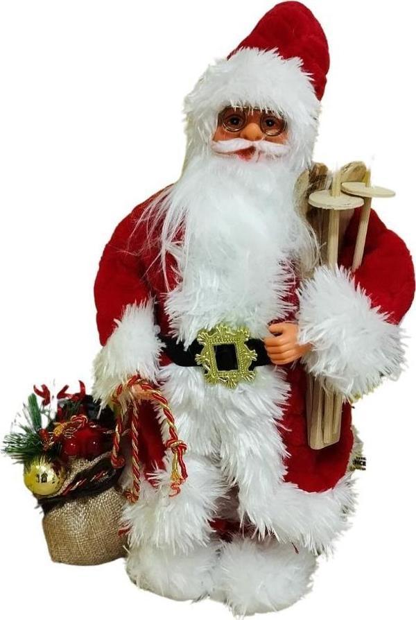 T.Concept Dekoratif Zilli Noel Baba Yılbaşı Figürü 30 cm - Image 1