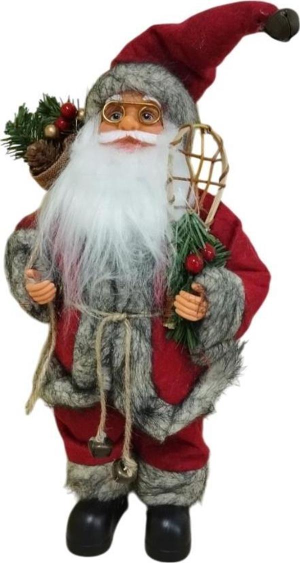 T.Concept Dekoratif Zilli Noel Baba Yılbaşı Figürü 30 cm - Image 1