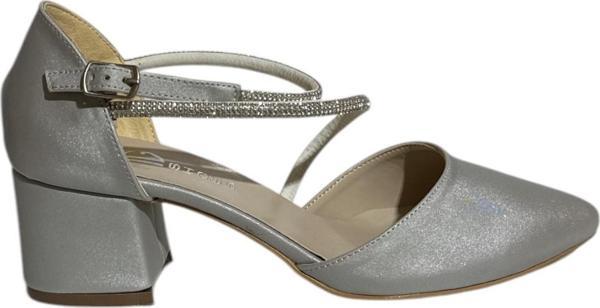 Mg Shoes 9575 Kadın Bilekten Bağlı Topuklu Saten Ayakkabı (Yaz 25) - Image 1