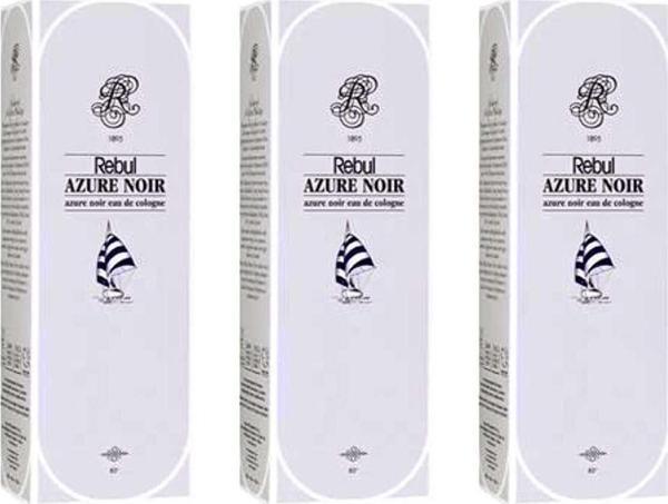 Rebul Kolonya Azure Noir 250 Ml X 3 Adet - Image 1