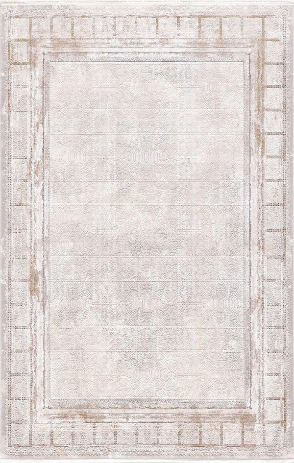 Artemis Halı Couture 00929A Krem Bej Çerçeveli İpek Halı - Image 1