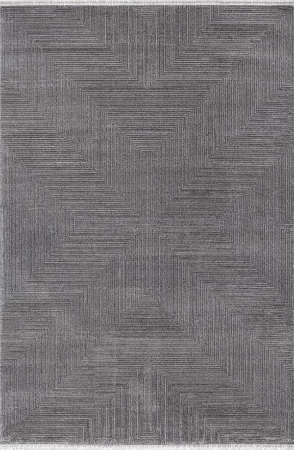 Pierre Cardin Marcel Antrasit Modern Çizgili Halı - Image 1