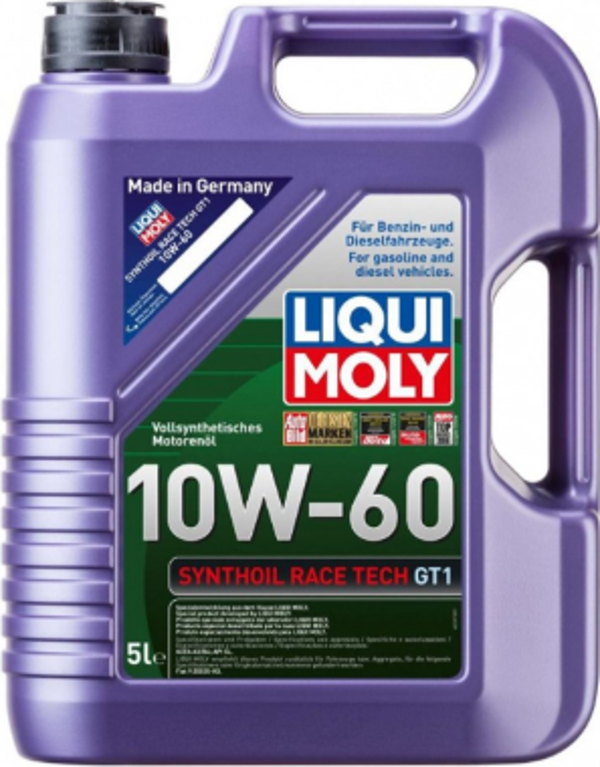 Synthoil Race Tech GT1 10W-60 Motor Yağı (5 Litre) - Image 1