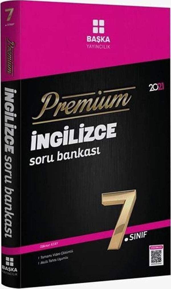 Başka Yayınları 7. Sınıf İngilizce Premium Soru Bankası - Başka Yayıncılık - Image 1