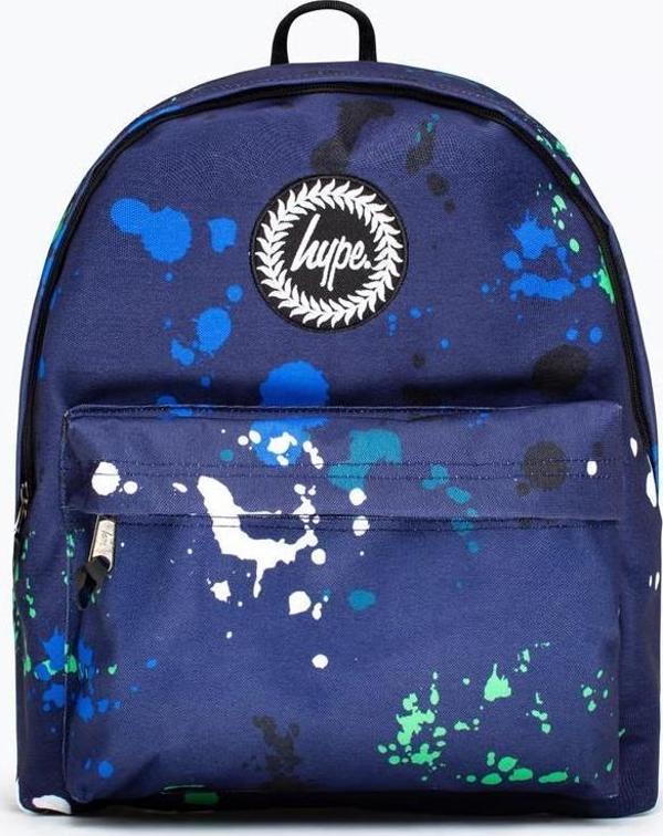 Hype Blue Green White Large Splat Backpack (TWLG-721_1SZ) - Image 1