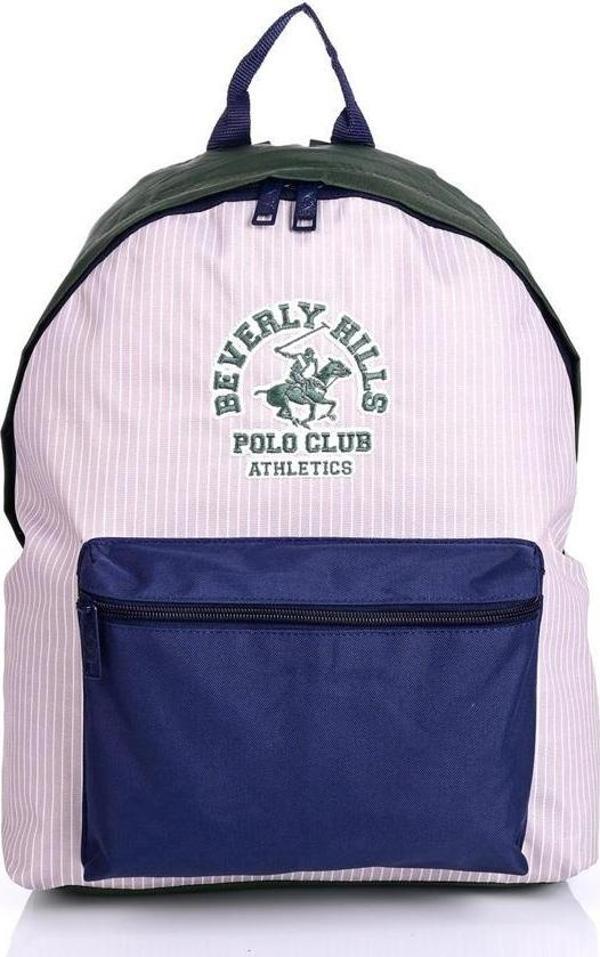 Beverly Hills Polo Clup Lacivert-Gri Sırt Çantası 76175 - Image 1