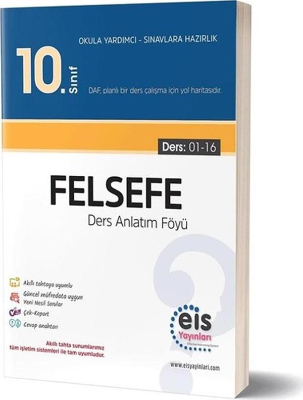 Eis Yayınları 10. Sınıf Felsefe Ders Anlatım Föyleri - Eis Yayınları - Image 1