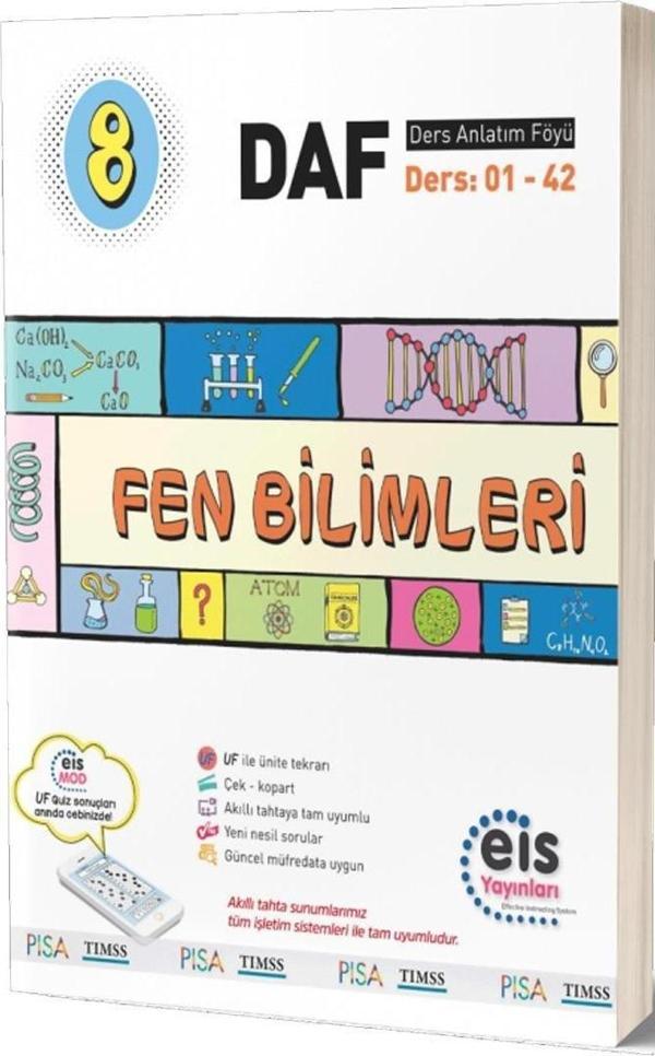 Eis Yayınları 8. Sınıf Fen Bilimleri Ders Anlatım Föyü - Eis Yayınları - Image 1