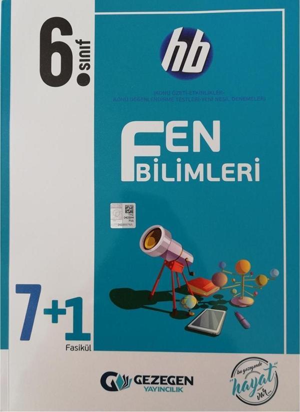Gezegen Yayınları 6. Sınıf Fen Bilimleri 7+1 - Image 1
