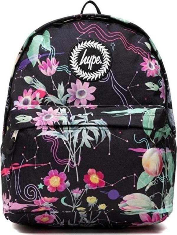 Hype Mystic Siyah Flower Crest Sırt Çantası ZVLR-622_1SZ - Image 1