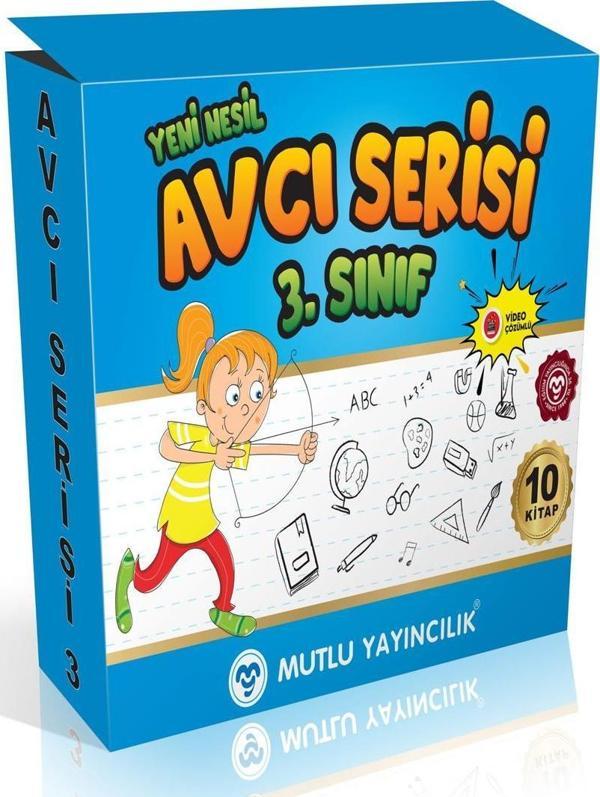 Mutlu Yayınları 3. Sınıf Avcı Serisi 10 Kitap - Mutlu Yayıncılık - Image 1