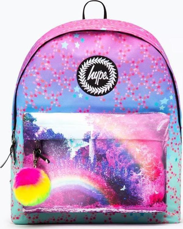 Hype Pink & Blue Gradıent Raınbow Backpack (TWLG-770_1SZ) - Image 1