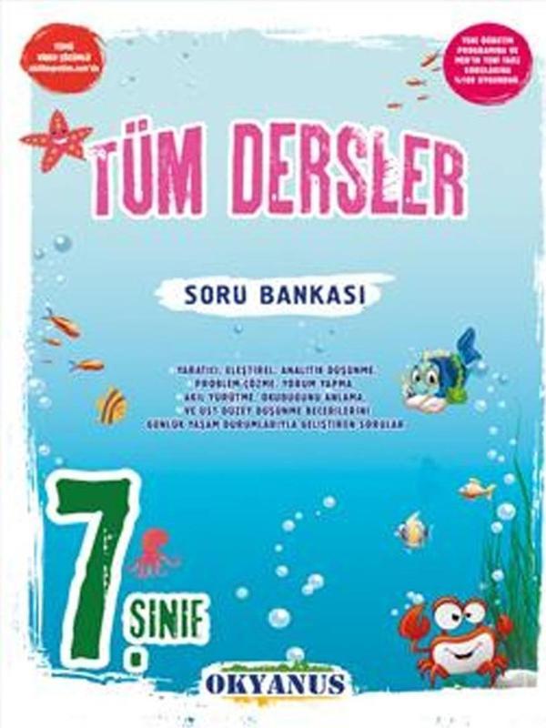Okyanus Yayınları 7. Sınıf Tüm Dersler Soru Bankası - Image 1