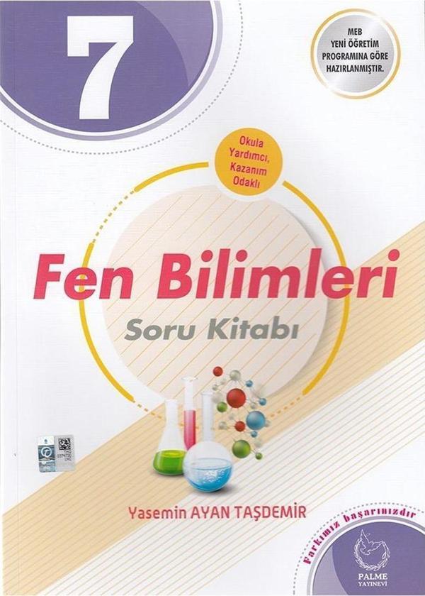 Palme Yayınları 7. Sınıf Fen Bilimleri Soru Kitabı - Palme Yayınları - Image 1