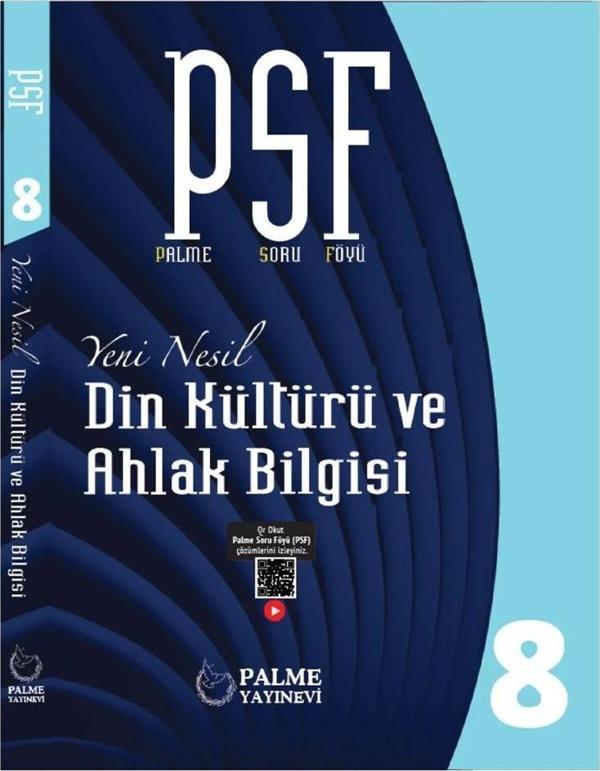 Palme Yayınları 8. Sınıf PSF Din Kültürü ve Ahlak Bilgisi Soru Föyleri - Palme Yayınları - Image 1