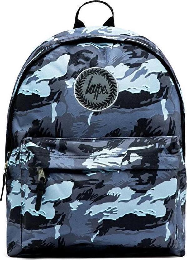 Hype Unisex Grey Gloom Camo Crest Sırt Çantası ZVLR-602_1SZ - Image 1
