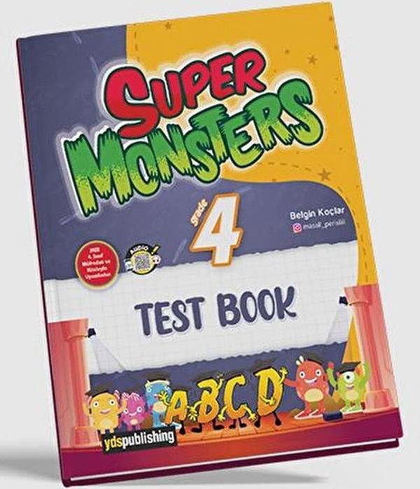 Yds Publishing Super Monsters 4 Test Book - YDS Publishing - Image 1