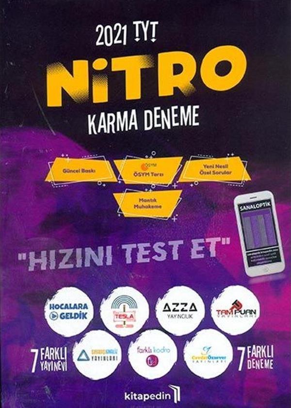Kitapedin Yayınları TYT Nitro Karma Deneme - Image 1
