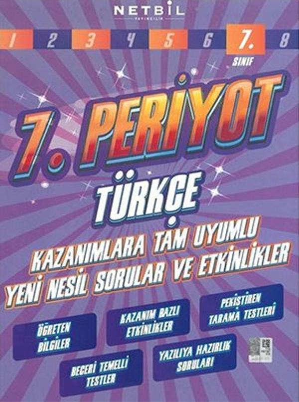 Netbil Yayınları 7.Sınıf Periyot Türkçe Etkinlikli Soru Bankası - Image 1