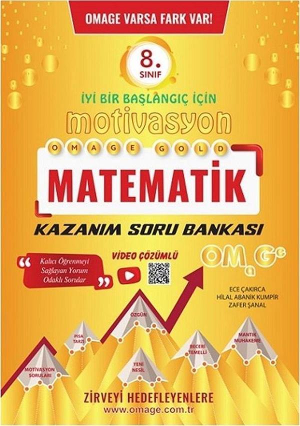 Omage Yayınları 8. Sınıf LGS Gold Matematik Soru Bankası - Image 1