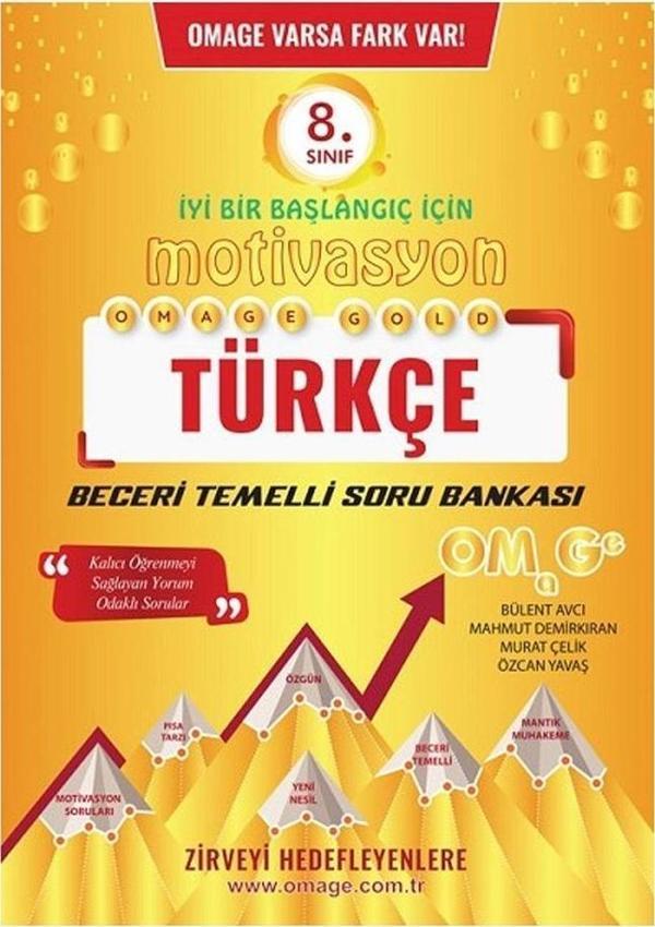 Omage Yayınları 8. Sınıf LGS Gold Türkçe Soru Bankası - Image 1