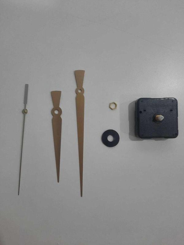 Gowpenart Dizayn Duvar Saat Mekanizması - 14 Mm Şaft - Sessiz Akar Mekanizmalı Motor - Metal Akrep Yelkovan Saniye - Image 1