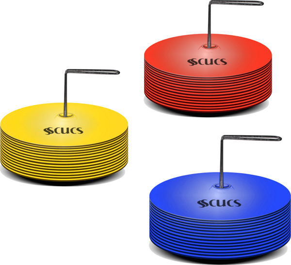 Scucs Antrenman Çanagı Düz Kauçuk 10 Lu Set - Image 1