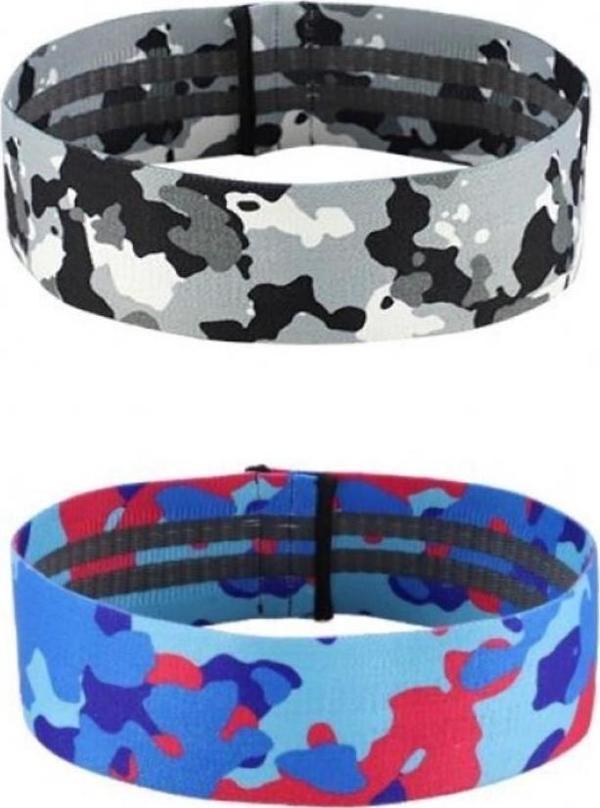 ZeroGym Camo Kalça İnceltici & Sıkılaştırıcı Egzersiz Direnç Bant - 44cm | 2 farklı Kamuflaj Rengi - Image 1