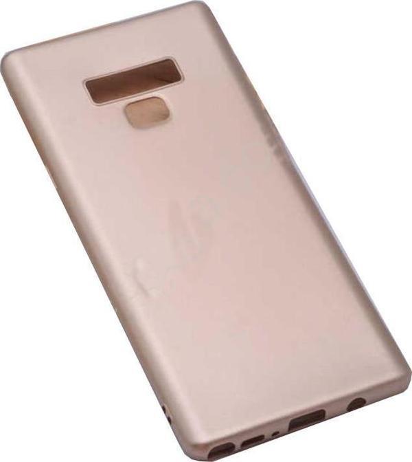 Jopus Galaxy Note 9 ile Uyumlu Soft Oil  Silikon Kılıf Gold - Image 1