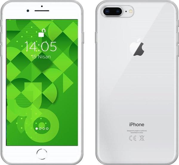 Jopus iPhone 7 ile Uyumlu Tıpalı Kamera Korumalı Silikon Kılıf Şeffaf - Image 1