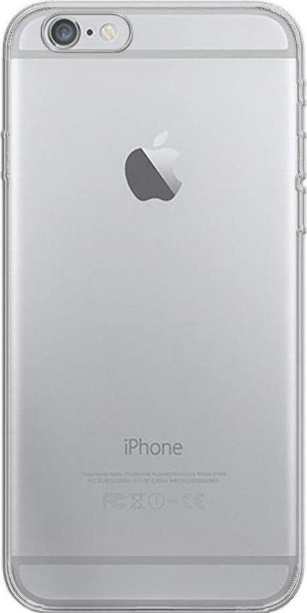 Jopus iPhone 6 Plus ile Uyumlu Tıpalı Kamera Korumalı Silikon Kılıf Şeffaf - Image 1