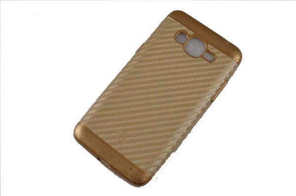 Jopus Galaxy J2 Prime ile Uyumlu Silikon Arka Koruma Paneli Gold SK-089 - Image 1