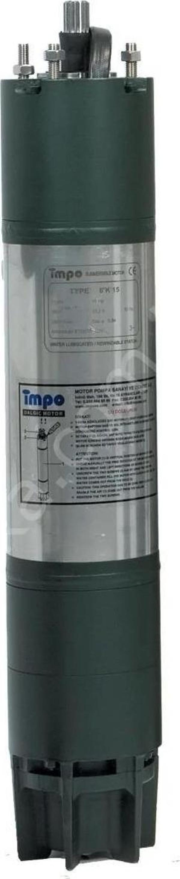 İmpo - 6''  Dalgıç Motoru - 7,5 HP (5,5 KW) - Yerli - Image 1