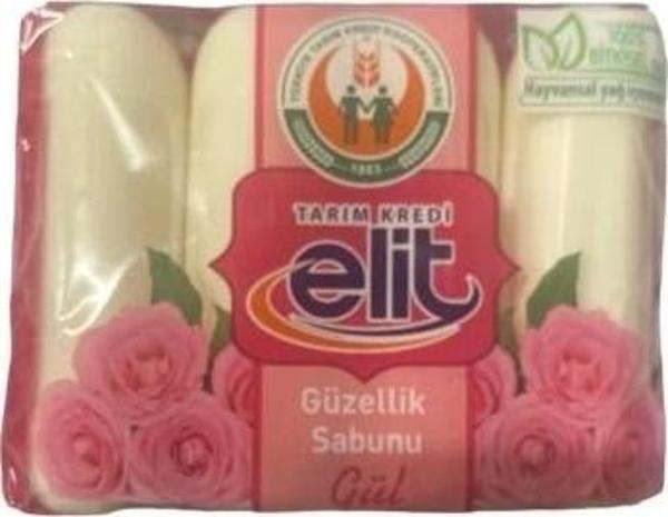 TK ELİT GÜZELLİK SABUNU GÜL 4X70GR - Image 1