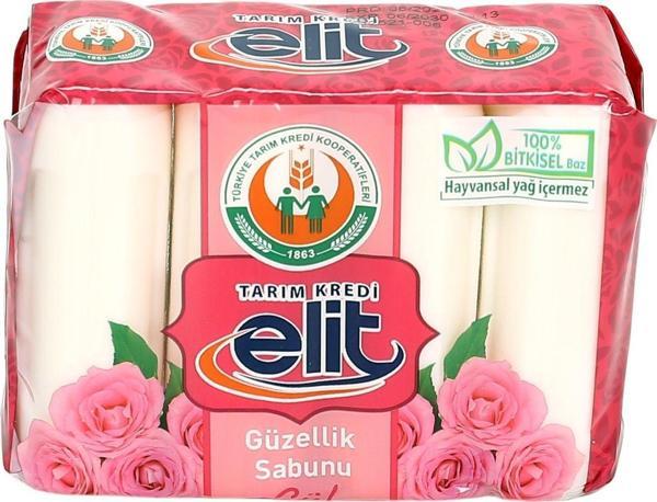 TK ELİT GÜZELLİK SABUNU GÜL 4X70GR - Image 1