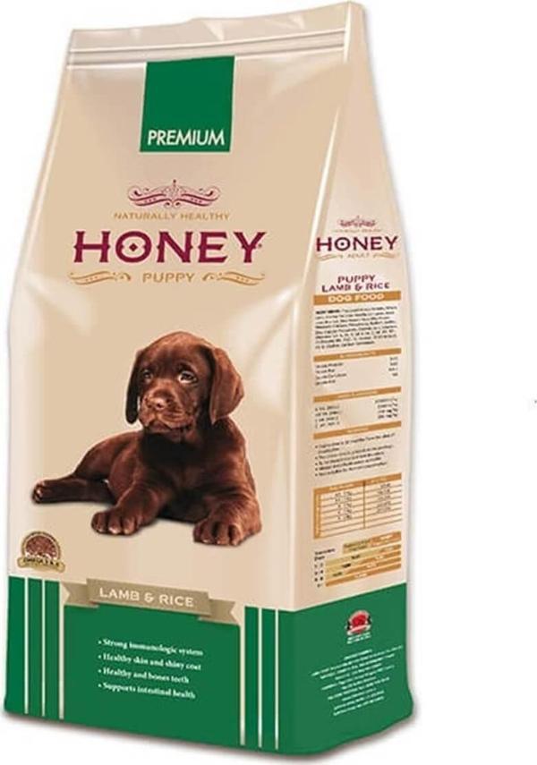 Honey Premium Kuzu Etli Pirinçli Yavru Köpek Maması 15 Kg - Image 1