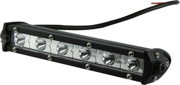 18W 6 Led Tek Sıra Yayıcı Off Road Gündüz Farı Lambası Projektör - Image 1
