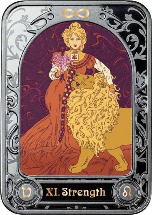 Güç Tarotu Gümüş Sikke Coin - Image 1