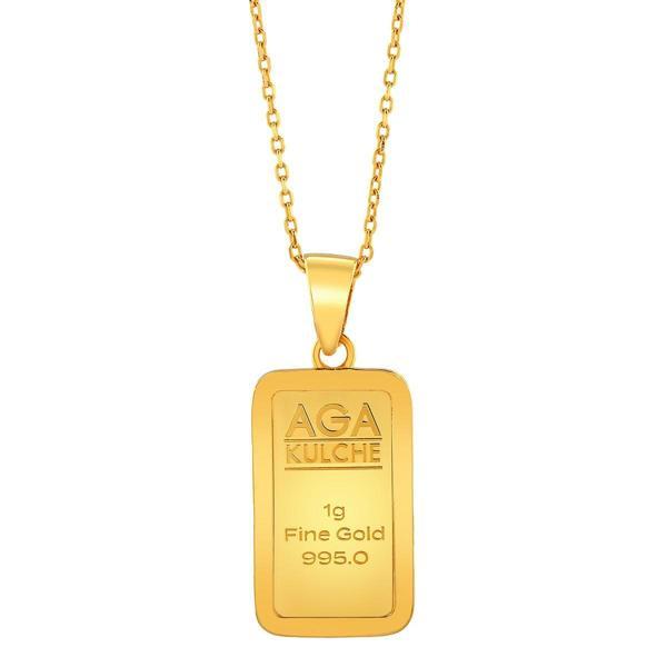 1 gr Külçe Altın Kolye - Image 1