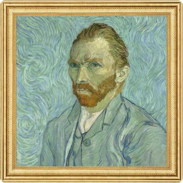 Vincent van Gogh Otoportre Gümüş Sikke Coin - Image 1