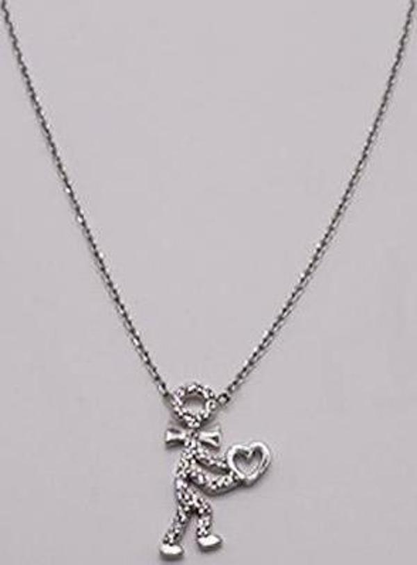 AgaKulche Gümüş Love Man Hayalet Kolye - Image 1