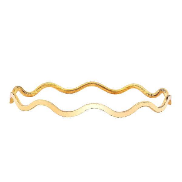 Ajda Zig-Zag 10 gr 22 Ayar Bilezik - Image 1