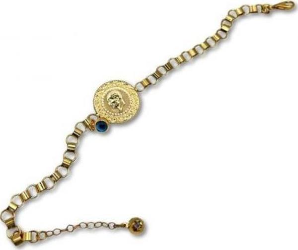 İtalyan Ezme Çeyrek 6,06 gr 22 Ayar Altın Bileklik - Image 1