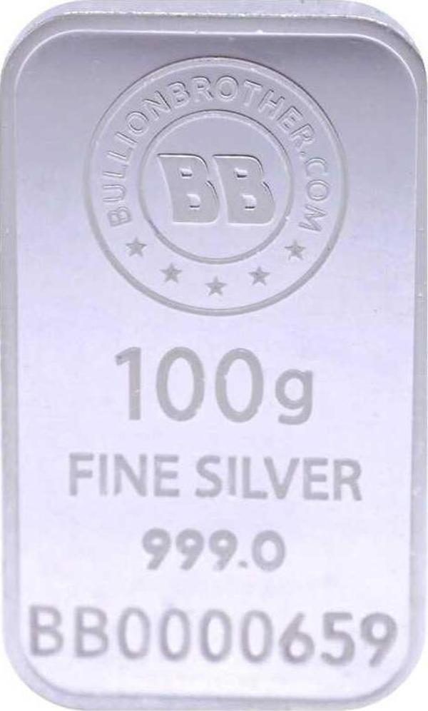 Bb Rocket 100 gr Külçe Gümüş - Image 1