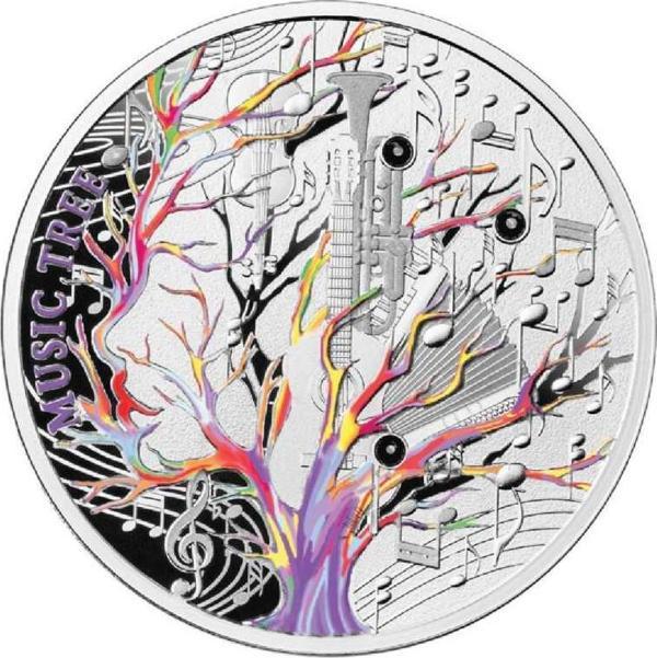 Müzik Ağacı Gümüş Sikke Coin - Image 1