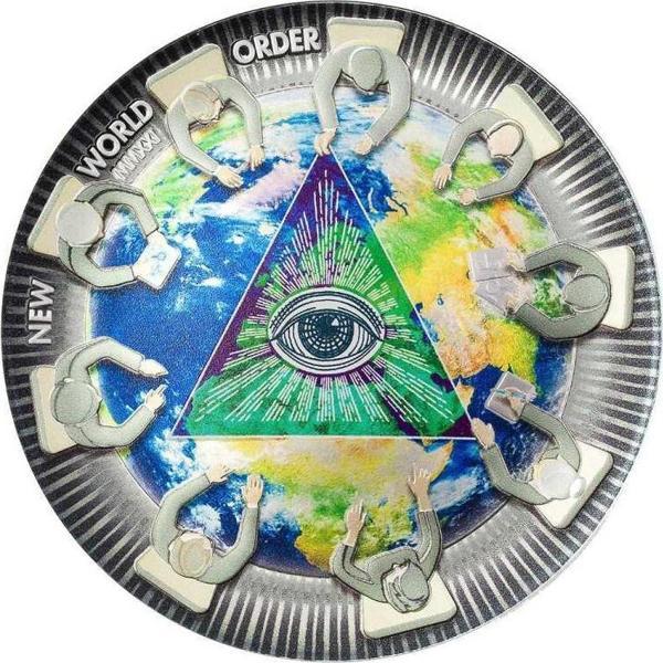 Yeni Dünya Düzeni Gümüş Sikke Coin - Image 1