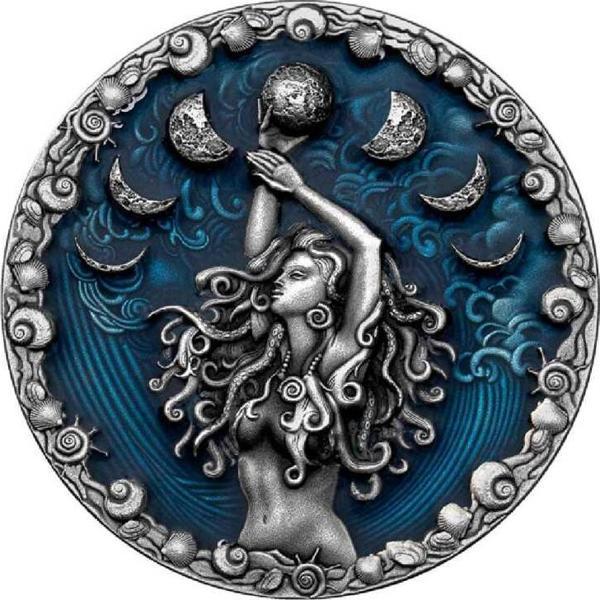 Calypso Güzellik Tanrıçası Gümüş Sikke Coin - Image 1